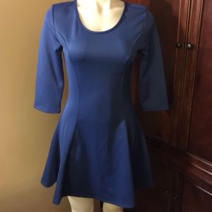🆕 Urim Blue Long Sleeves Dress-Med